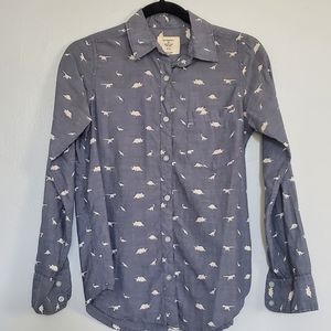 Artistry in Motion Dinosaur button down